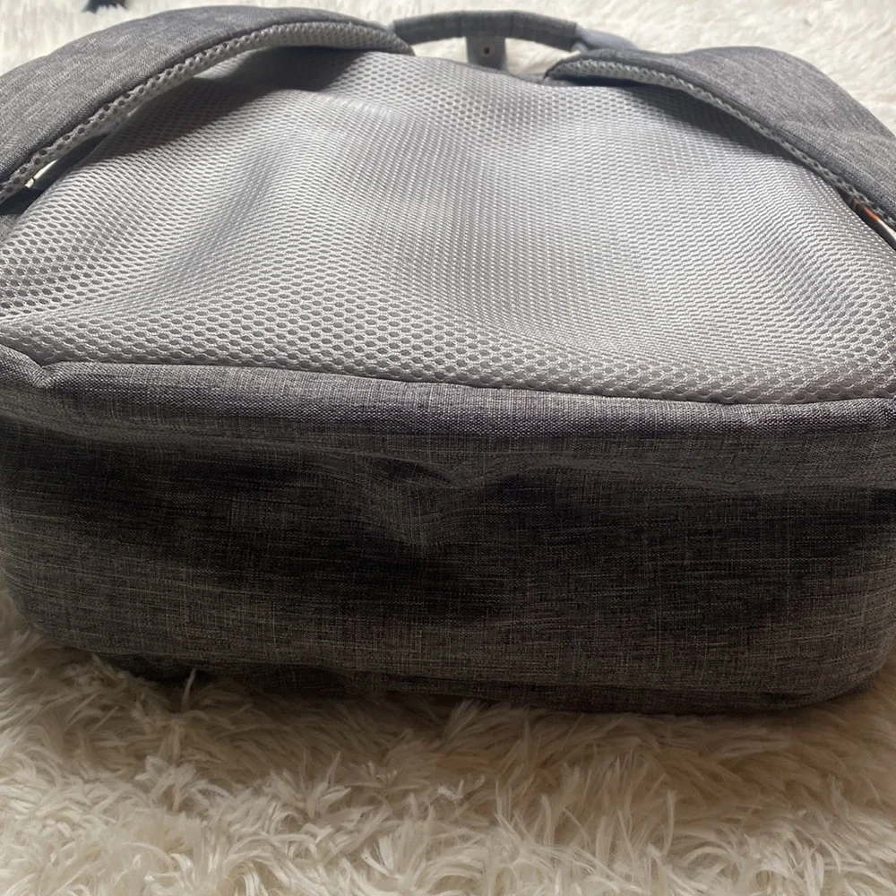 Tumamo Charcoal Gray Multi Pocket Diaper Bag